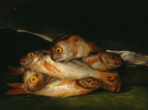 Francisco Goya - Still Life with Golden Bream | Франсиско Гойя