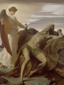 Frederic Leighton - Elijah in the Wilderness | Фредерик Лейтон