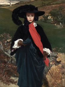 Frederic Leighton - Portrait of May Sartoris | Фредерик Лейтон