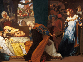 Frederic Leighton - The feigned death of Juliet | Фредерик Лейтон