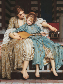 Frederic Leighton - The Music Lesson | Фредерик Лейтон
