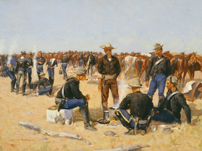 Frederic Remington - A Cavalrymans Breakfast | Фредерик Ремингтон Frederic Remington - A Cavalrymans Breakfast | Фредерик Ремингтон
