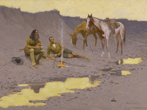 Frederic Remington - A New Year on the Cimarron | Фредерик Ремингтон