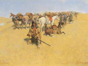 Frederic Remington - An Old-Time Plains Fight | Фредерик Ремингтон