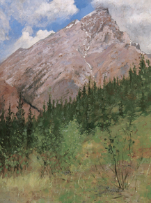 Frederic Remington - Banff, Cascade Mountain | Фредерик Ремингтон