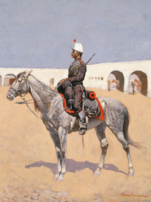 Frederic Remington - Cavalryman of the Line, Mexico | Фредерик Ремингтон
