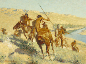 Frederic Remington - Episode of the Buffalo Gun | Фредерик Ремингтон