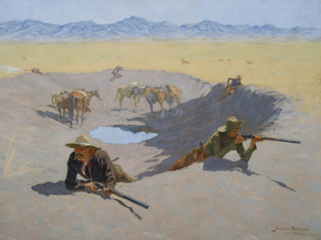 Frederic Remington - Fight for the Waterhole | Фредерик Ремингтон Frederic Remington - Fight for the Waterhole | Фредерик Ремингтон