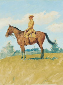Frederic Remington - General Leonard Wood on Horseback | Фредерик Ремингтон