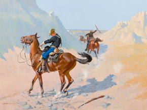 Frederic Remington - The Advance-Guard | Фредерик Ремингтон