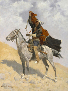 Frederic Remington - The Blanket Signal | Фредерик Ремингтон