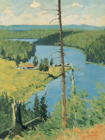 Frederic Remington - The Moose Country | Фредерик Ремингтон