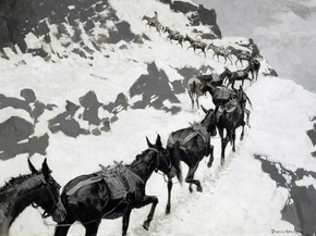 Frederic Remington - The Mule Pack | Фредерик Ремингтон