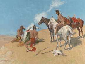 Frederic Remington - The Smoke Signal | Фредерик Ремингтон
