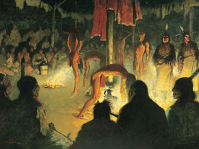Frederic Remington - The Sun Dance | Фредерик Ремингтон