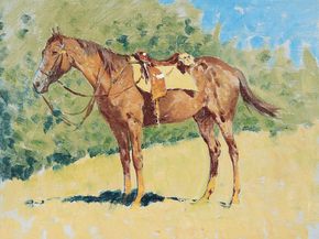 Frederic Remington - Untitled horse study | Фредерик Ремингтон