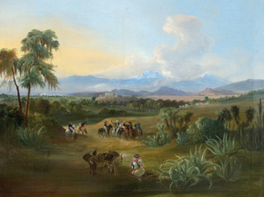 Johann Moritz Rugendas - View of the Valley of Mexico | Йоганн Мориц Ругендас Johann Moritz Rugendas - View of the Valley of Mexico | Йоганн Мориц Ругендас