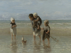 Jozef Israels - Kinderen der zee | Йосеф Исраэлс