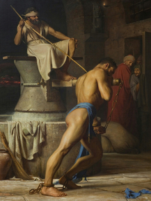 Carl Heinrich Bloch - Samson and the Philistines | Карл Генрих Блох