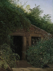 Carl Gustav Carus - An Overgrown Mineshaft | Карл Густав Карус