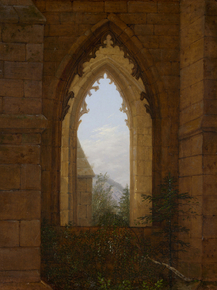 Carl Gustav Carus - Gothic Windows in the Ruins | Карл Густав Карус