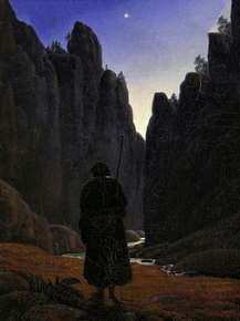 Carl Gustav Carus - Pilgrim in a Rocky Valley | Карл Густав Карус