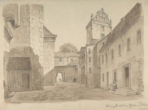 Carl Gustav Carus - View of the Courtyard | Карл Густав Карус
