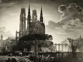 Karl Friedrich Schinkel - Gothic cathedral | Карл Фридрих Шинкель