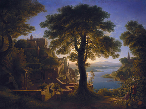 Karl Friedrich Schinkel - Castle by the River | Карл Фридрих Шинкель