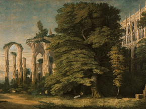 Karl Friedrich Schinkel - Gothic monastery ruin | Карл Фридрих Шинкель