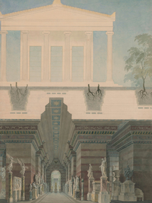 Karl Friedrich Schinkel - Orianda Palace in the Crimea | Карл Фридрих Шинкель