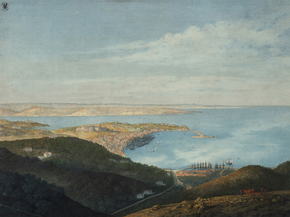 Karl Friedrich Schinkel - View of Trieste | Карл Фридрих Шинкель