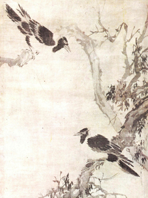 Ким Хон До - A Pair of Magpies