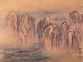 Ким Хон До - Eight-panel Folding Screen With Genre Paintings