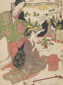 Китагава Утамаро - Komei bijin mitate, from the series