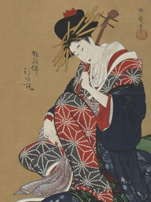 Китагава Утамаро - Shamisen Player