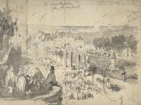 Constantin Guys - The Visit of Napoleon III | Константен Гис
