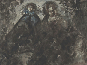 Constantin Guys - Two Ladies Taking a Walk | Константен Гис