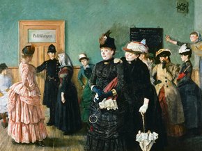Christian Krohg - Albertine to see the Police Surgeon | Кристиан Крог