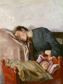 Christian Krohg - Mother and Child | Кристиан Крог