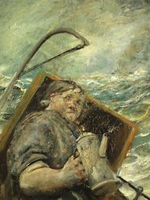 Christian Krohg - Trissa at Work | Кристиан Крог