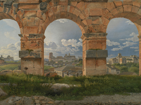 Christoffer Eckersberg - A View through Three Arches | Кристоффер Вильхельм Эккерсберг