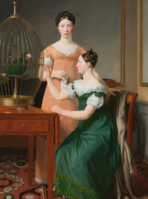Christoffer Eckersberg - Mendel Levin Nathansons Elder Daughters | Кристоффер Вильхельм Эккерсберг