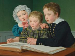 Christoffer Eckersberg - Portrait of children | Кристоффер Эккерсберг