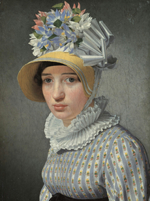 Christoffer Eckersberg - Portrait of the model Maddalena | Кристоффер Вильхельм Эккерсберг