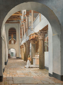 Christoffer Eckersberg - View of the Church of San Lorenzo | Кристоффер Вильхельм Эккерсберг