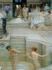Lourens Alma Tadema - A Favourite Custom | Лоуренс Альма-Тадема