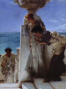 Lourens Alma Tadema - A Foregone Conclusion | Лоуренс Альма-Тадема