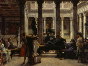Lourens Alma Tadema - A Roman Amateur | Лоуренс Альма-Тадема