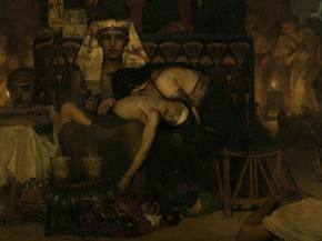 Lourens Alma Tadema - De dood van de eerstgeborene | Лоуренс Альма-Тадема